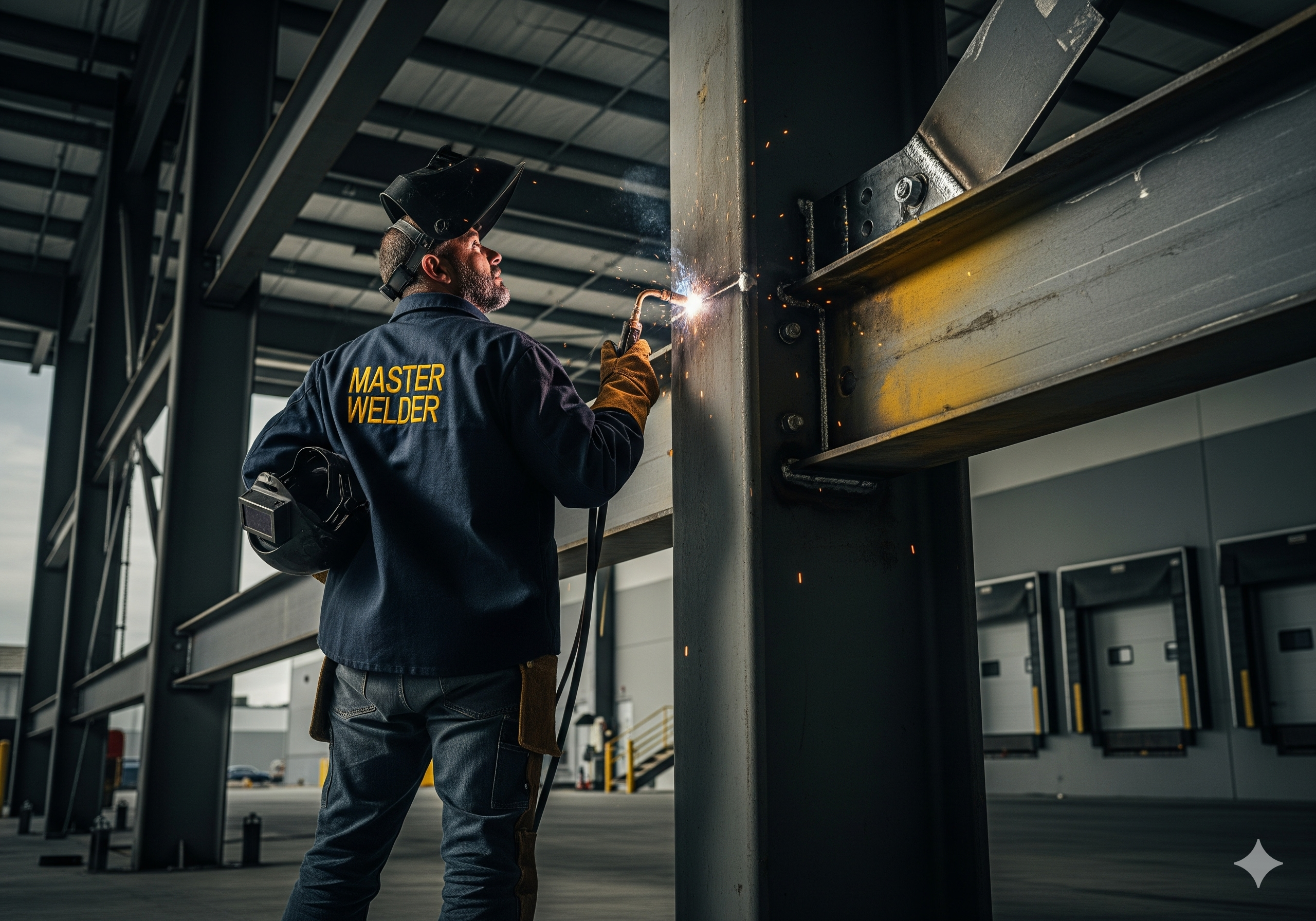 Heavy industrial gate for a trucking yard in Fontana, CA