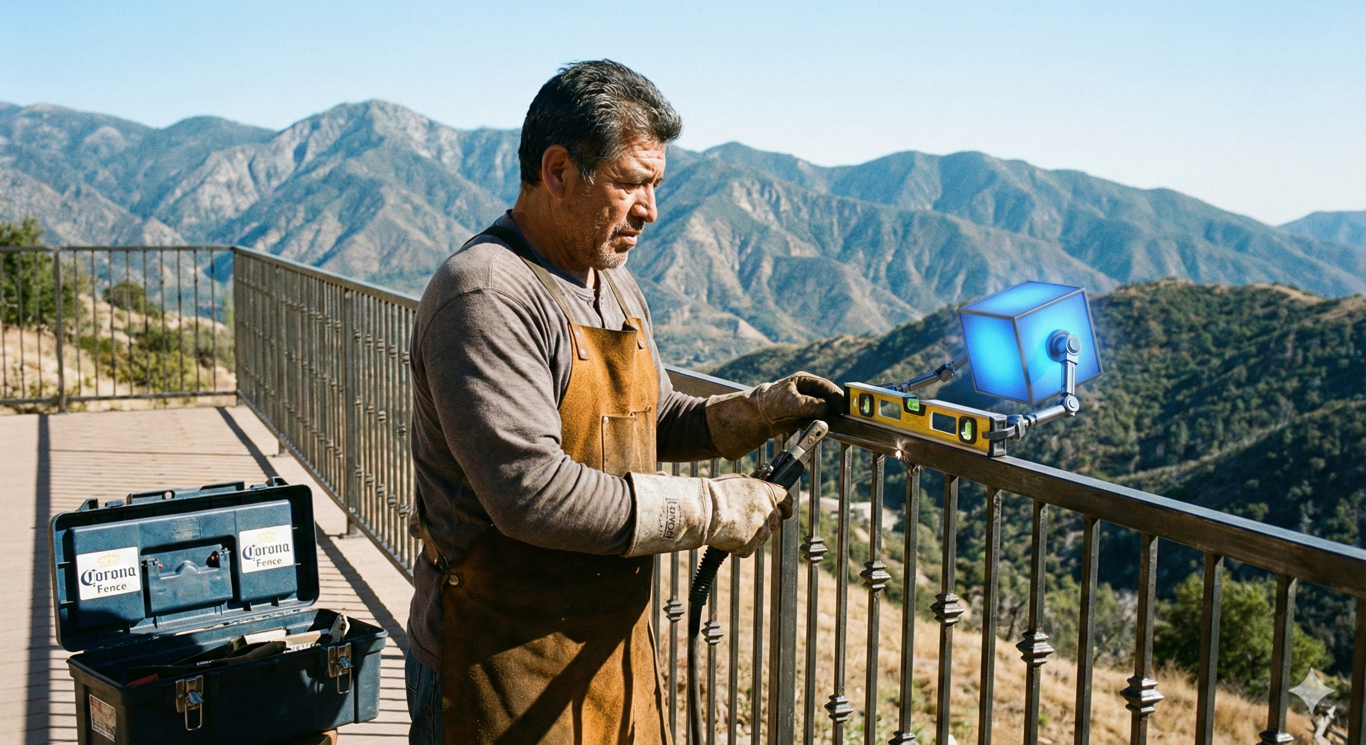 Custom fencing installation in Highland, CA