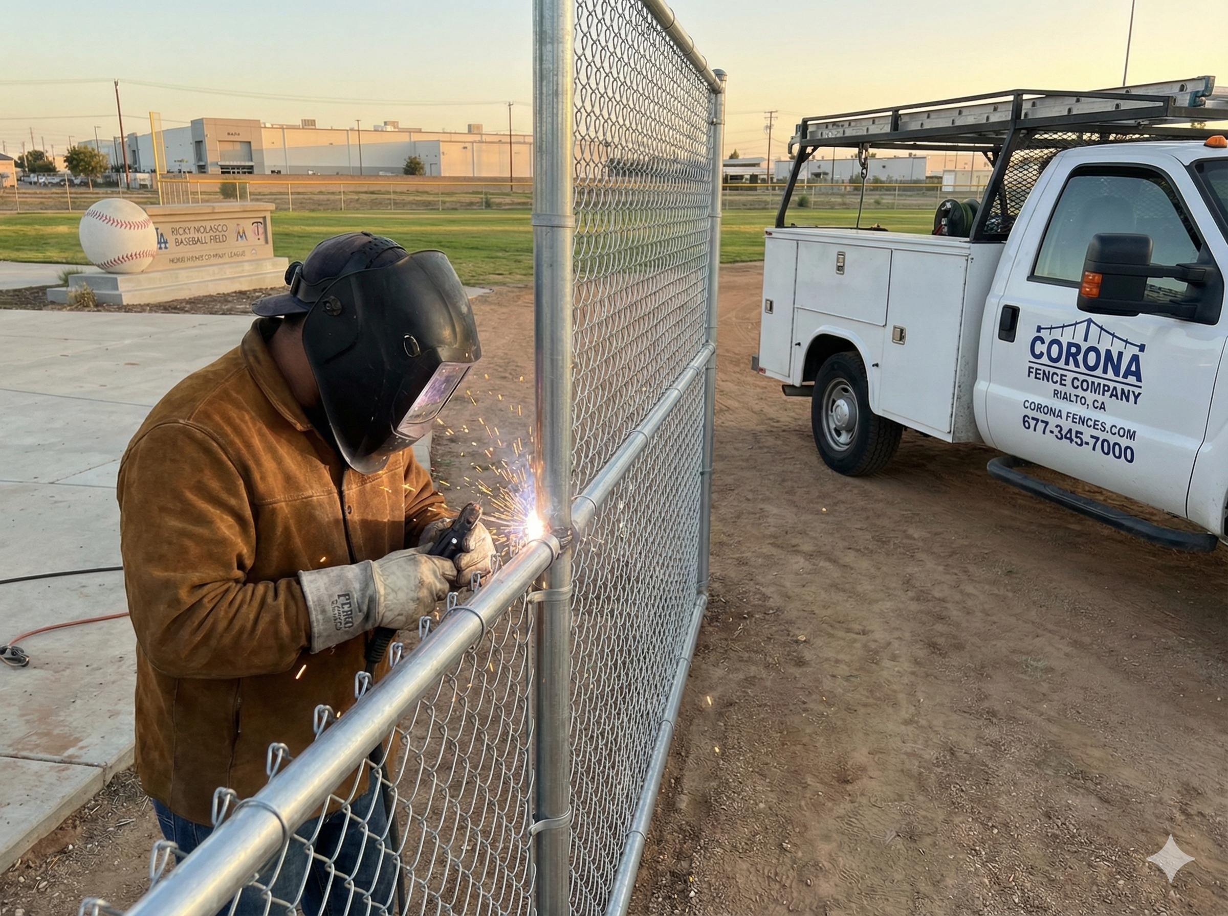 Custom metal gate or security fence in Rialto, CA